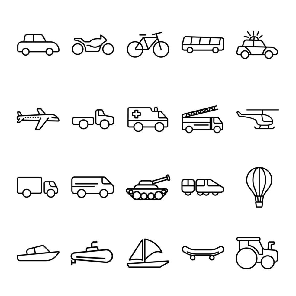 Transport vehicle icon vector