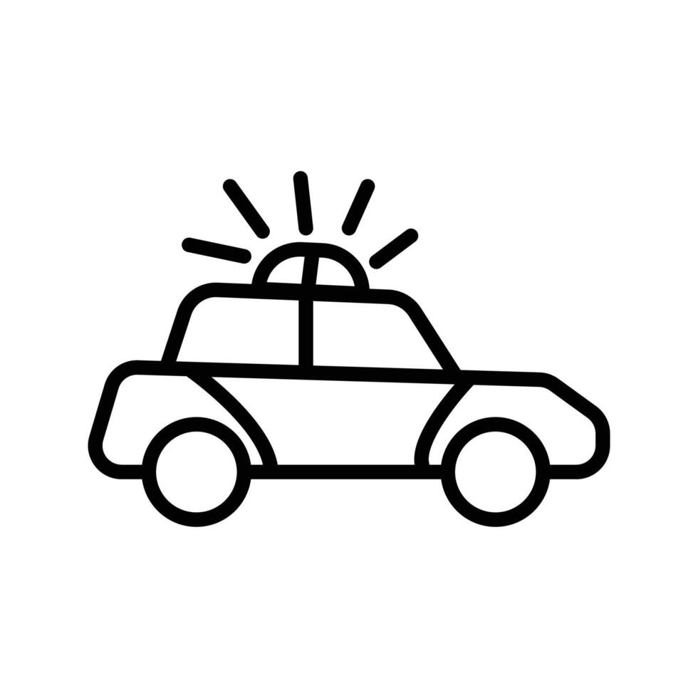 Emergency Police Vehicle vector