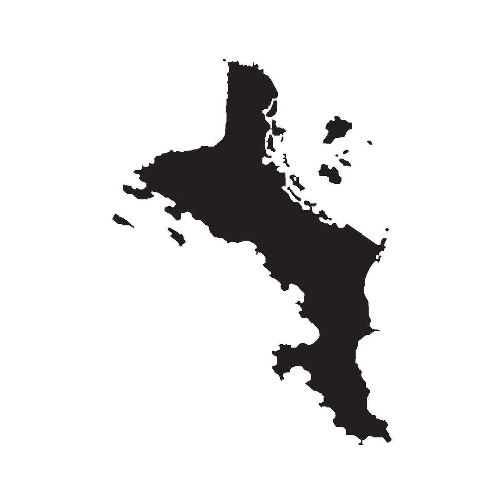 Seychelles Map Icon Design vector