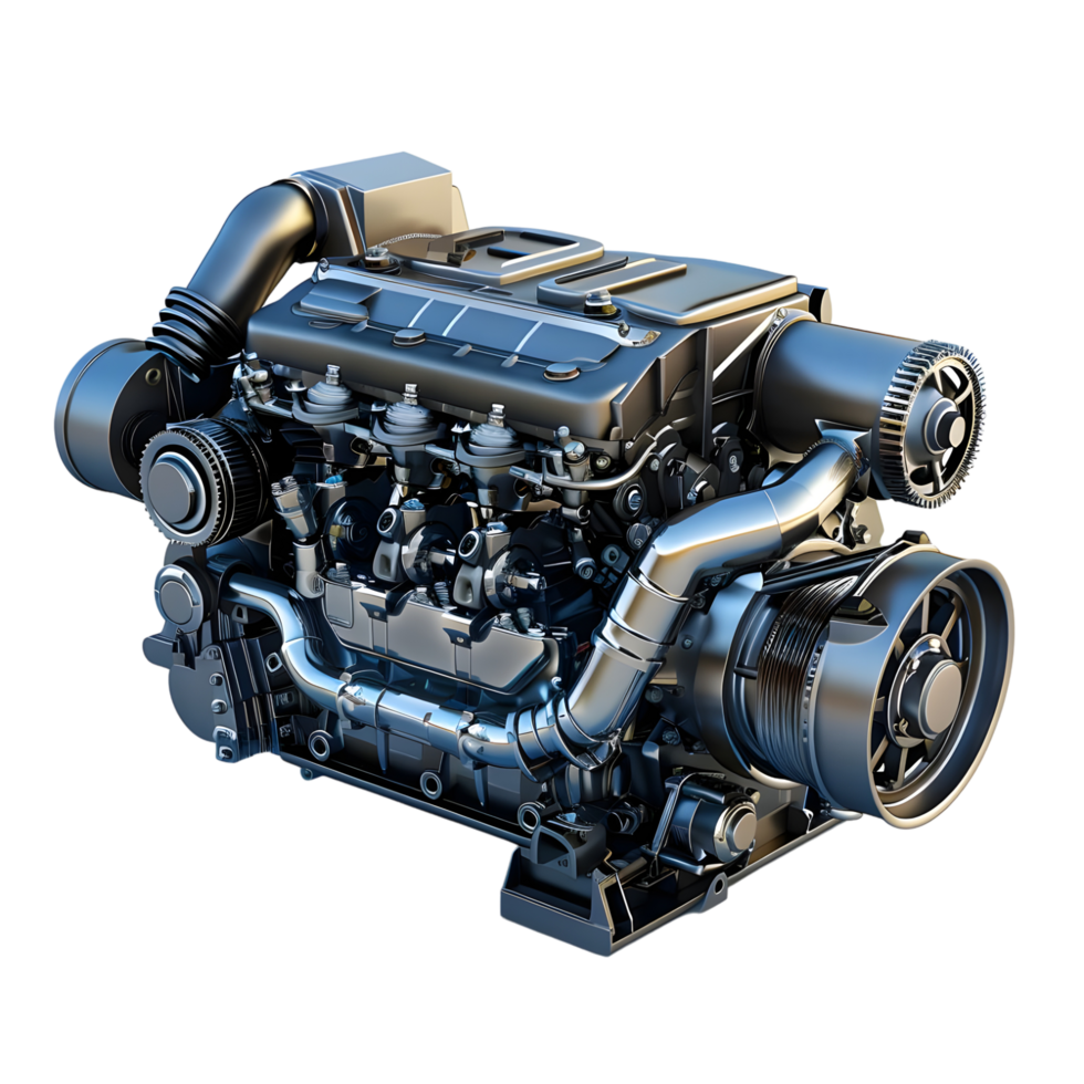 a car engine isolated on transparent background png
