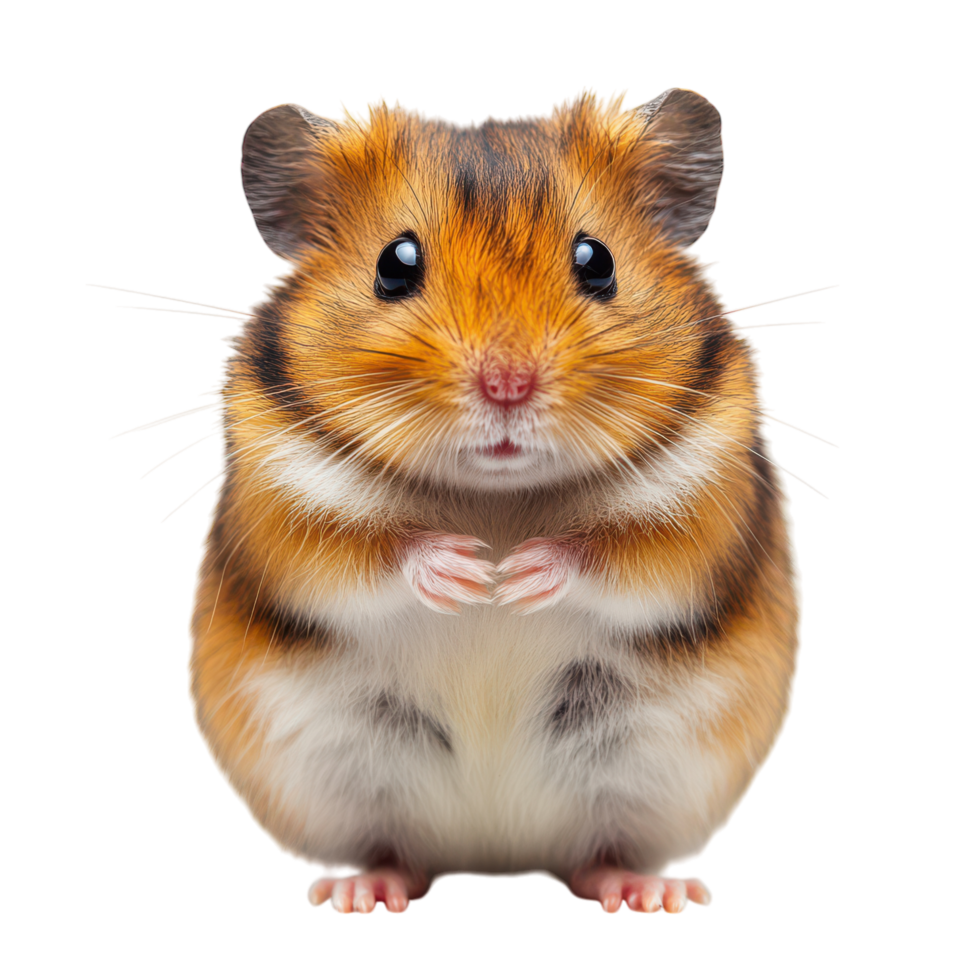 A hamster is sitting on its hind legs png