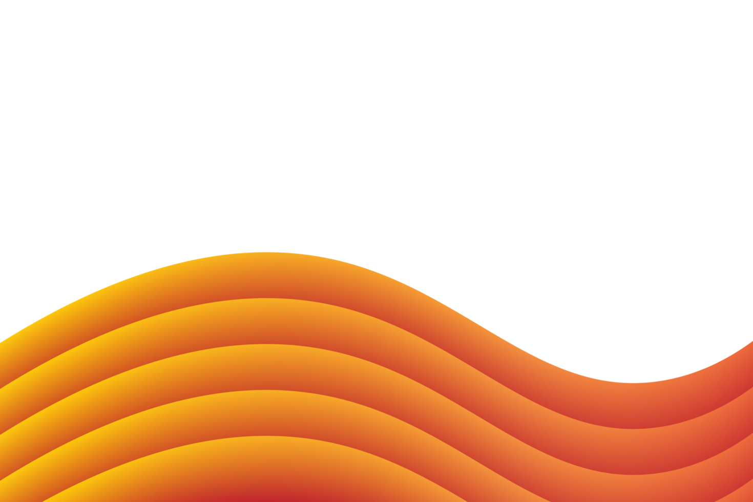 abstract orange and yellow waves png
