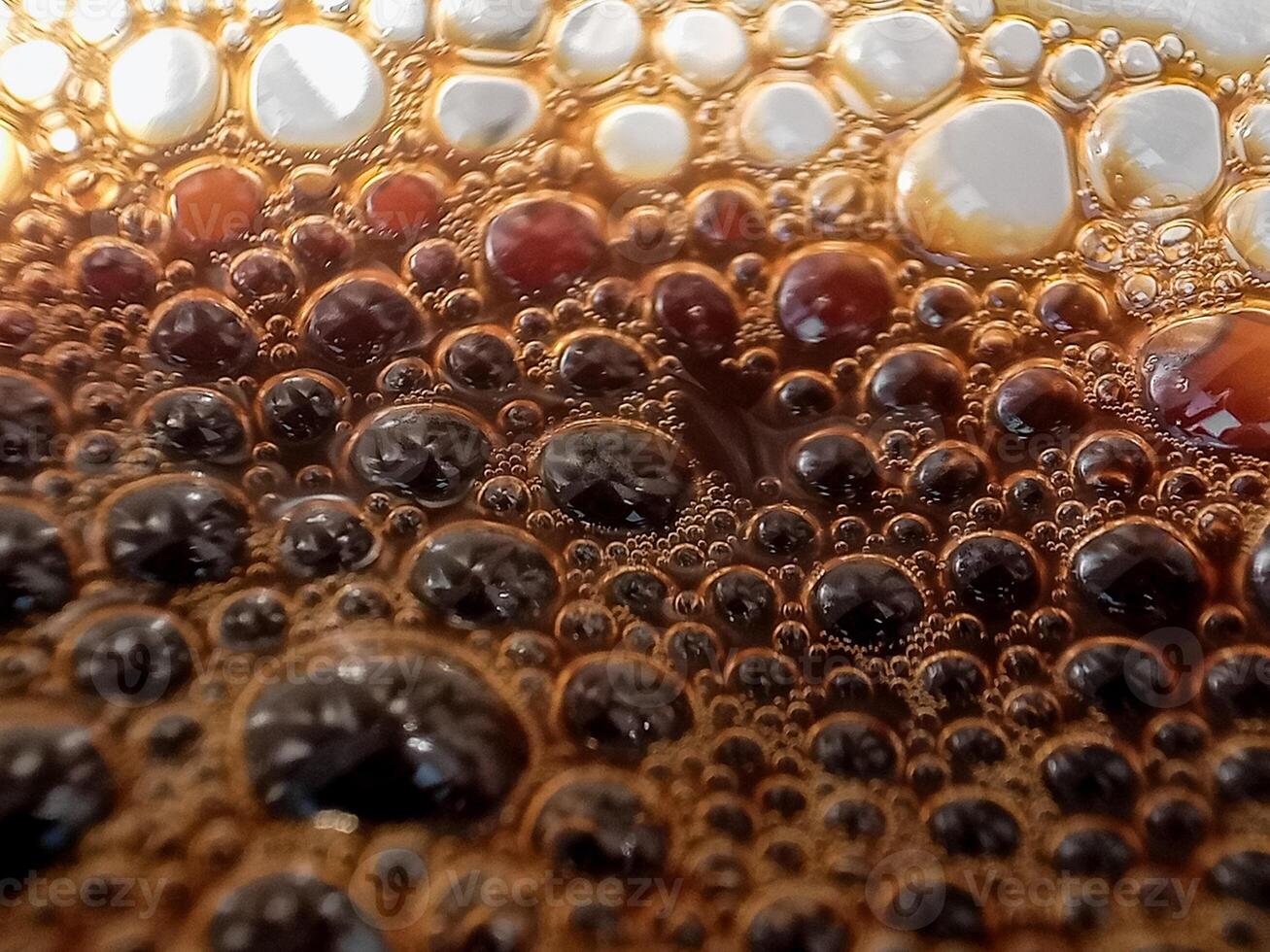 Espresso Coffee bubbles macro photography photo