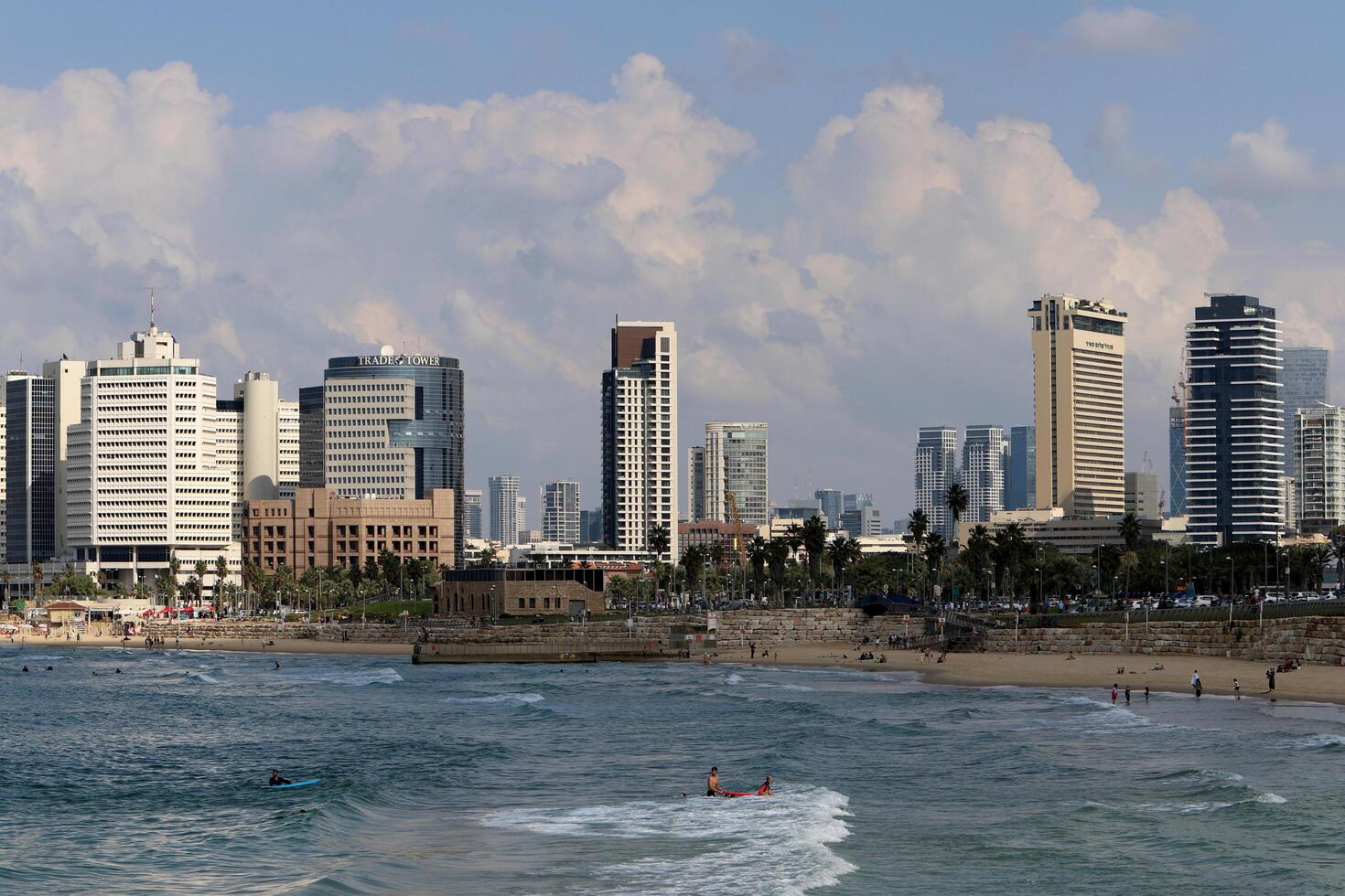 Tel Aviv Israel 10 18 2024. Tel Aviv is a city on the Mediterranean Sea. photo