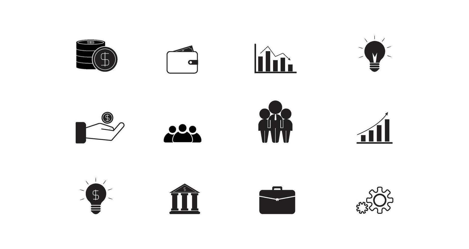 Flat BUSINESS ICON vector