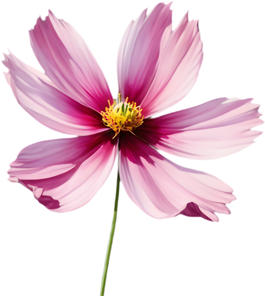 Beautifully Rendered Deep Pink Flowers for Creative Inspiration. . png