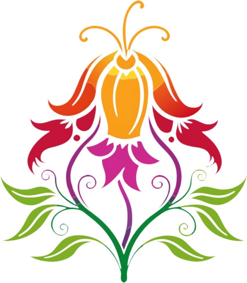 Elegant Bellflower Clipart for Classy Invitations. . png