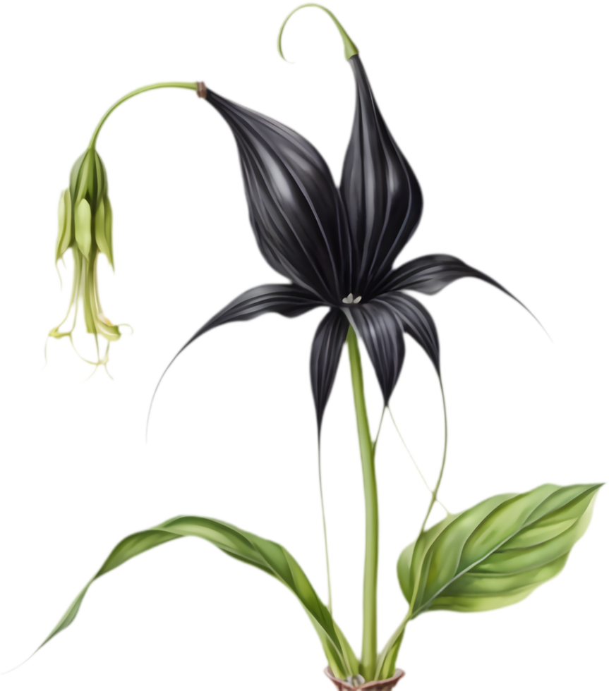Whiskered Marvel, The Black Bat Flower. . png