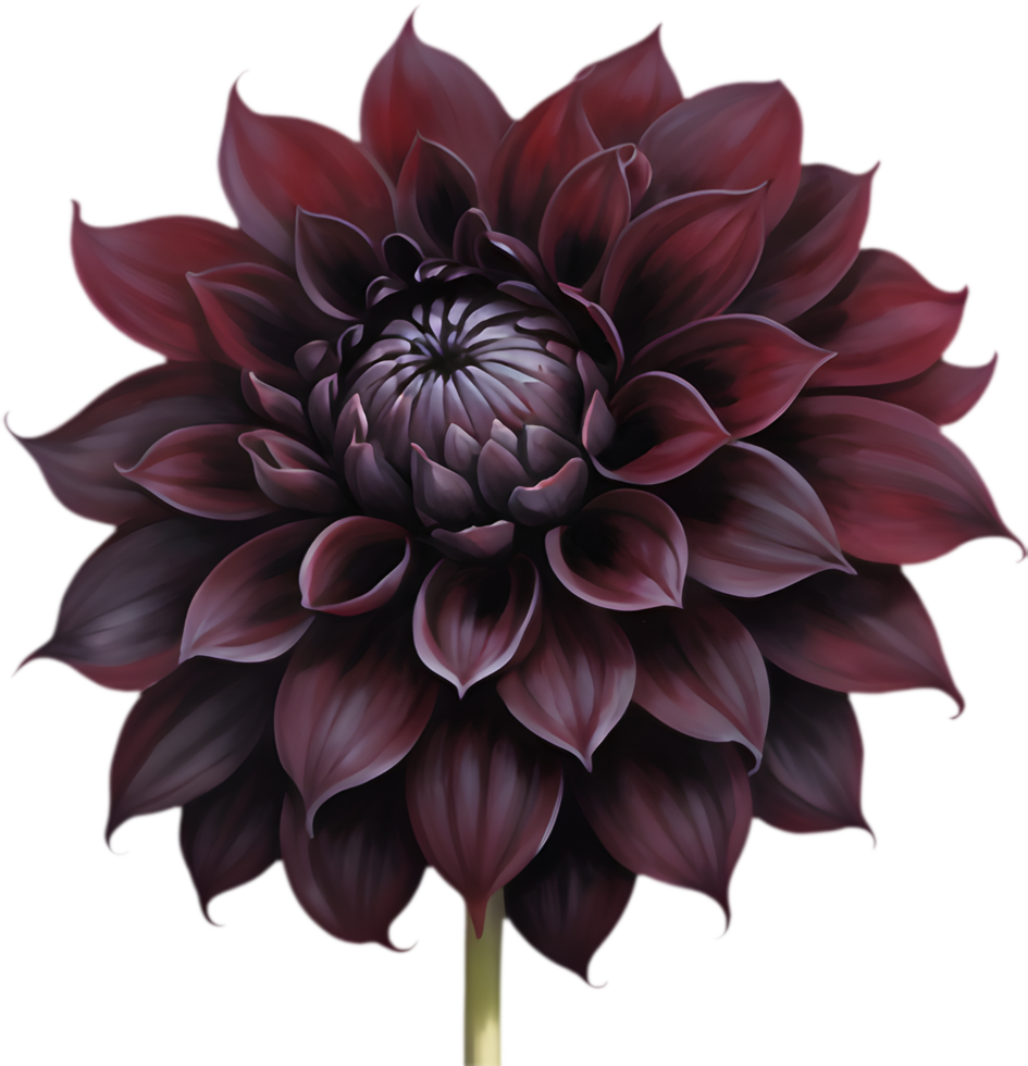 Black Dahlia, Dark Beauty with Velvety Texture. . png