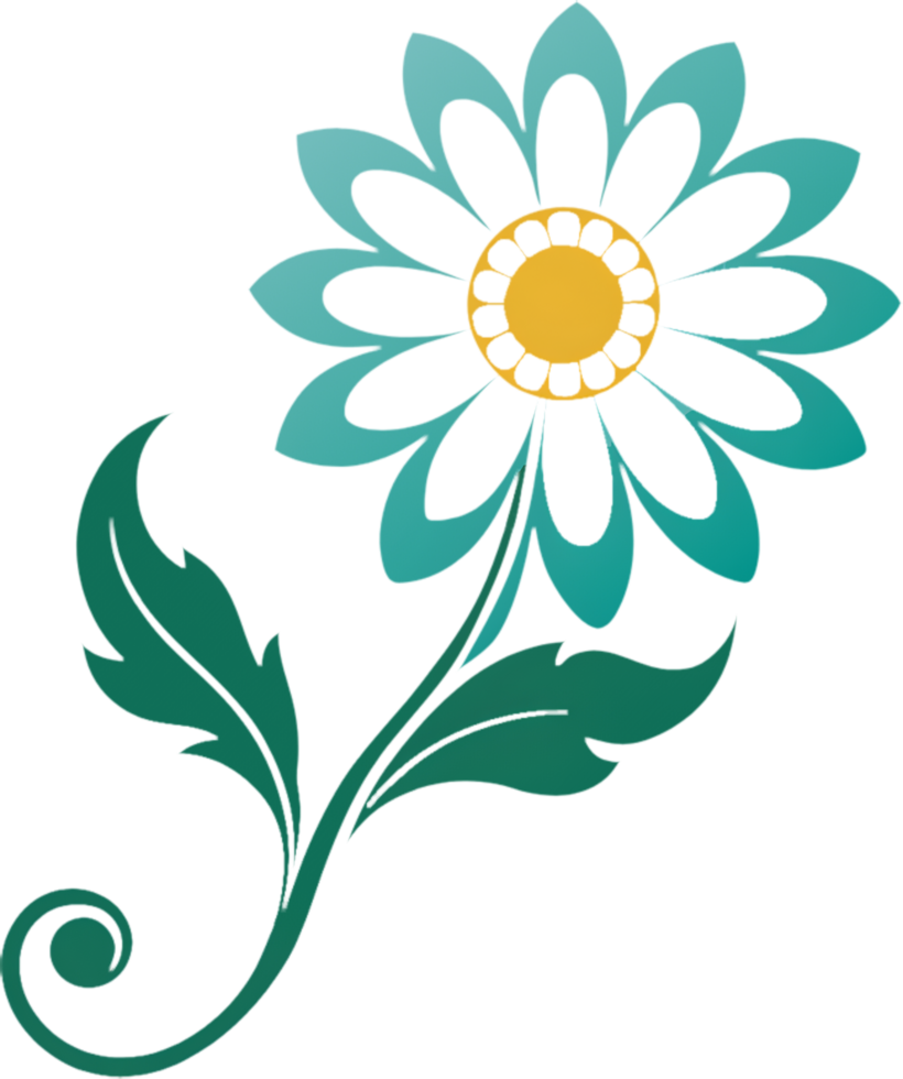 Daisy Blooms Clipart for Natural Simplicity. . png