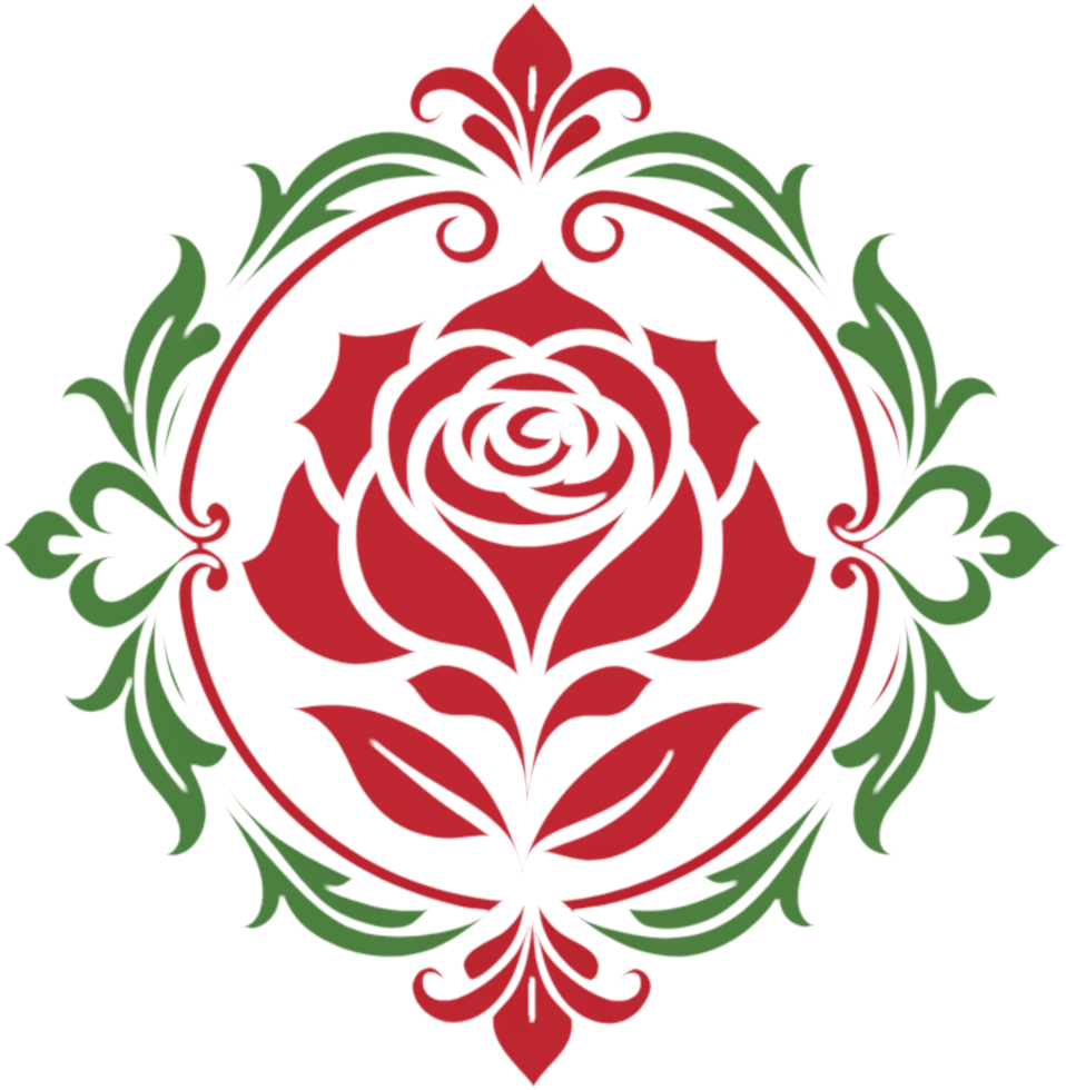 Printable Rose Stencil for Decorations. . 51696861 PNG printable-rose-stencil-for-decorations-51696861-png