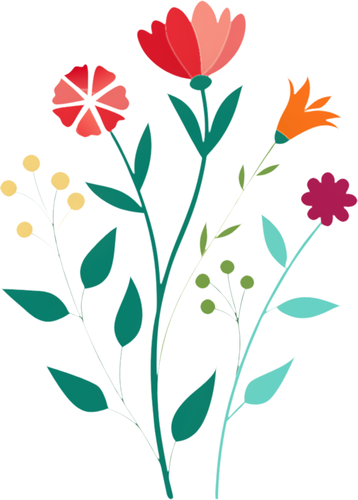 Unique Wildflower Meadow Art Pack. . png