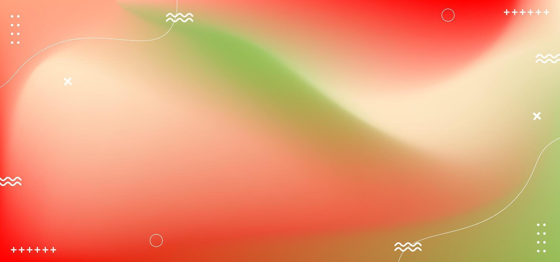 Abstract gradient background design with pink and green color tone, illustration. vector