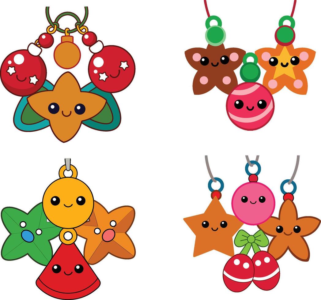 Christmas Charms Illustration vector