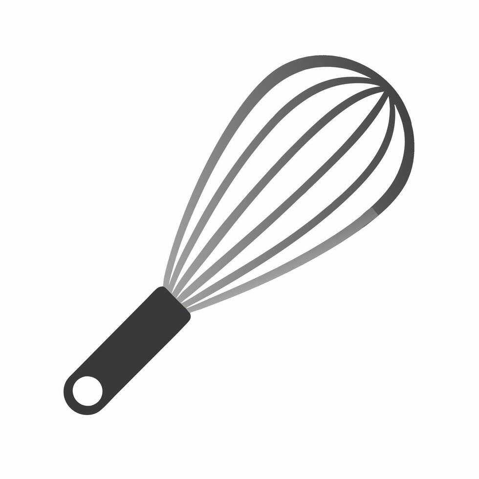 Whisk silhouette icon illustration vector
