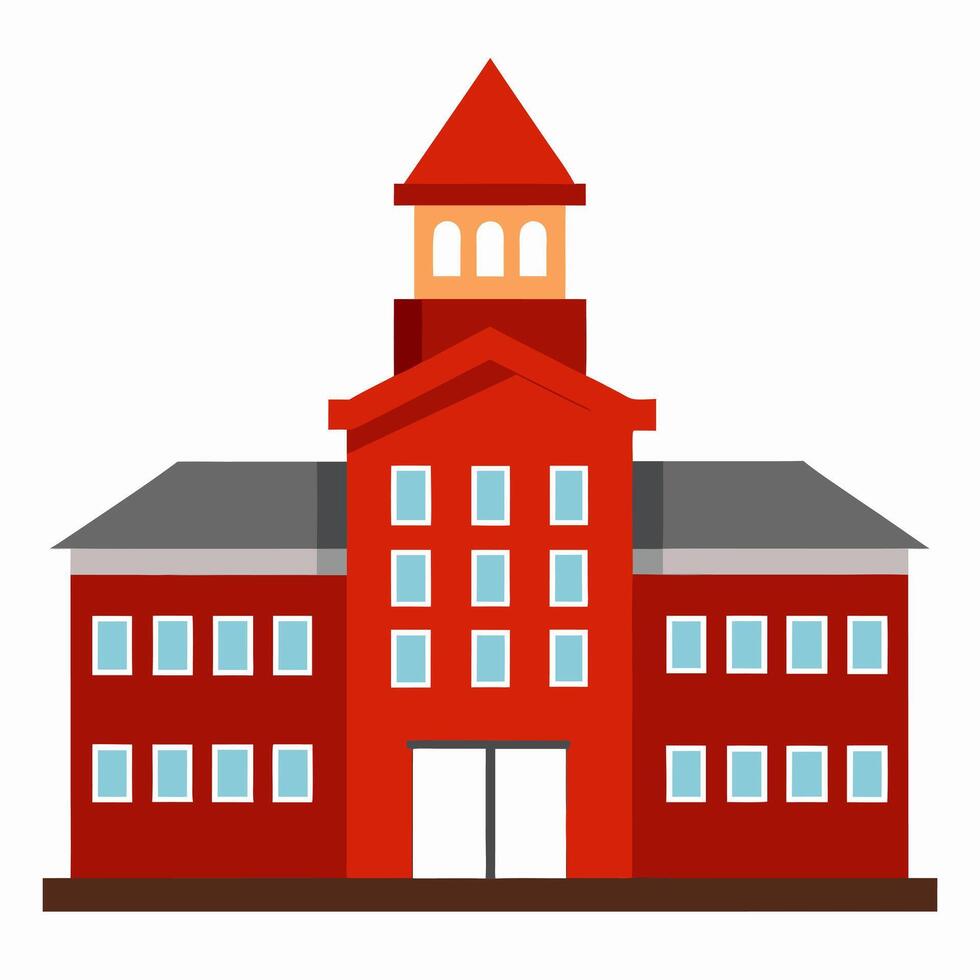College Building illustration vector