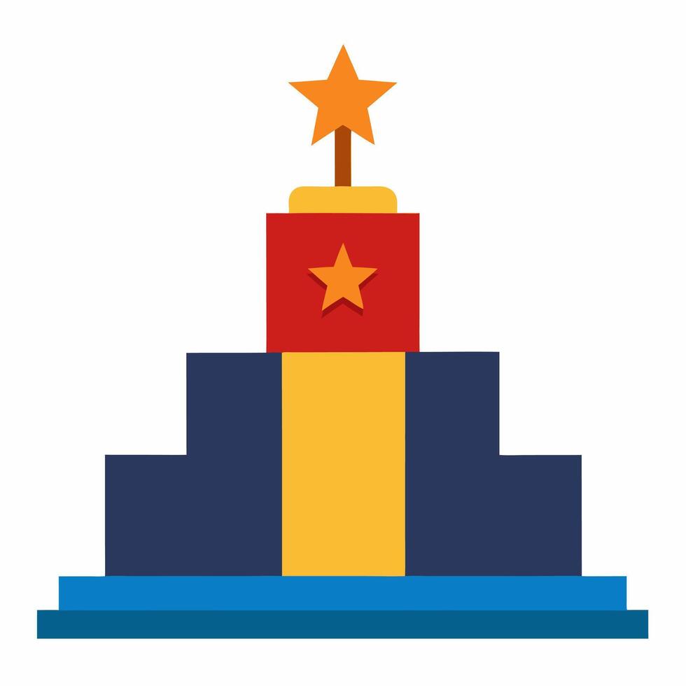 winner podium illustration vector
