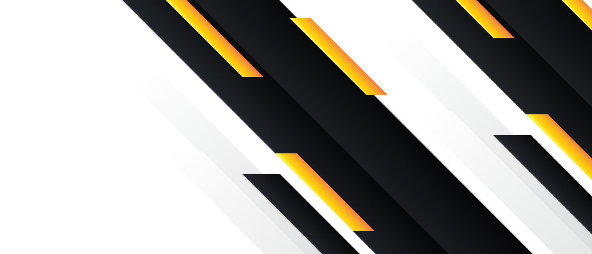 A striking abstract black and orange geometric background featuring dynamic diagonal lines. Perfect for modern design concepts, technology presentations, and artistic layouts. vector