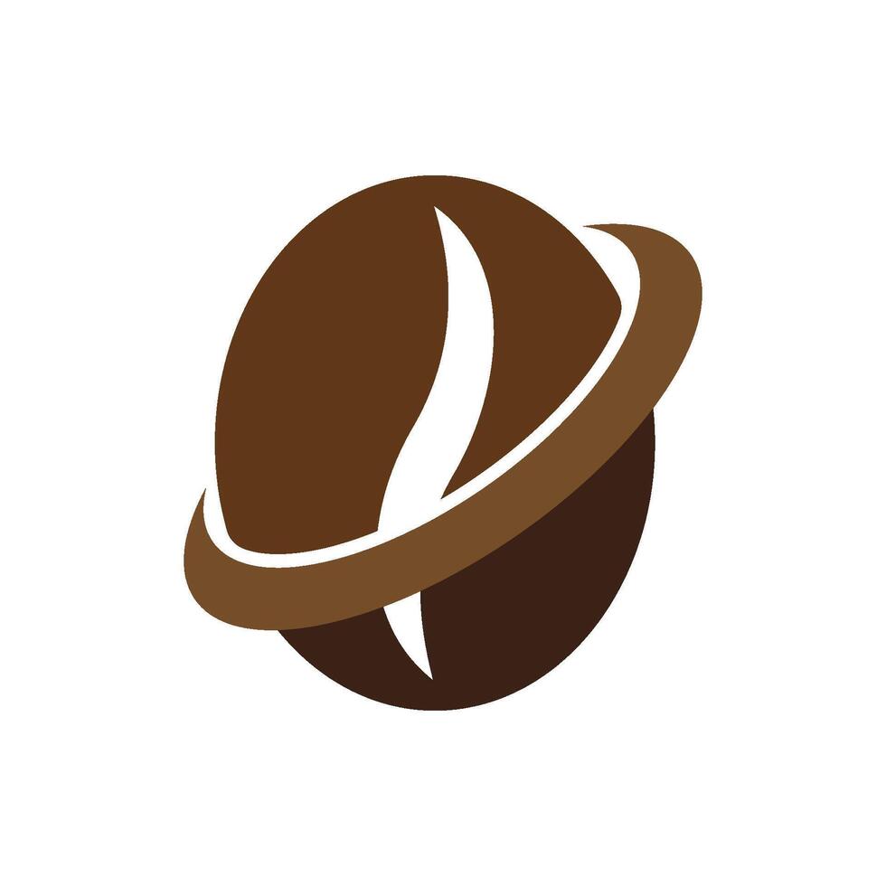 Coffee Bean Logo Template Icon vector
