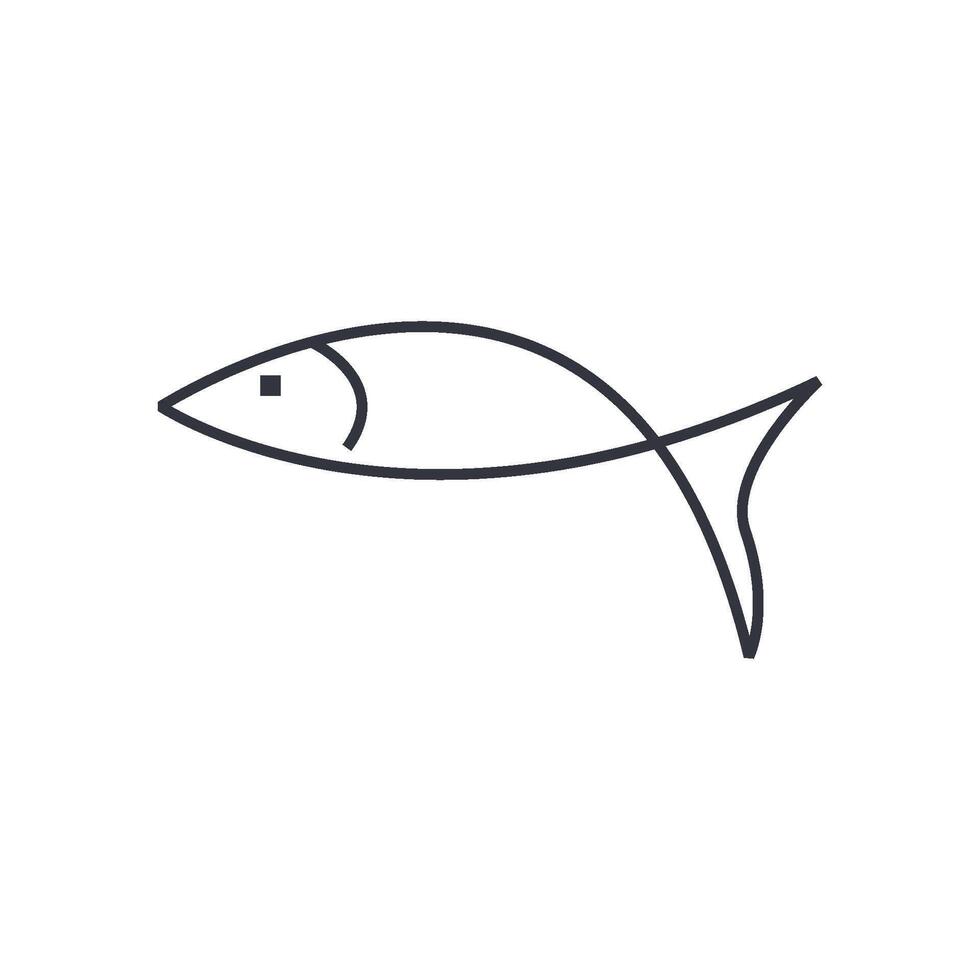 Fish Logo Template Icon vector