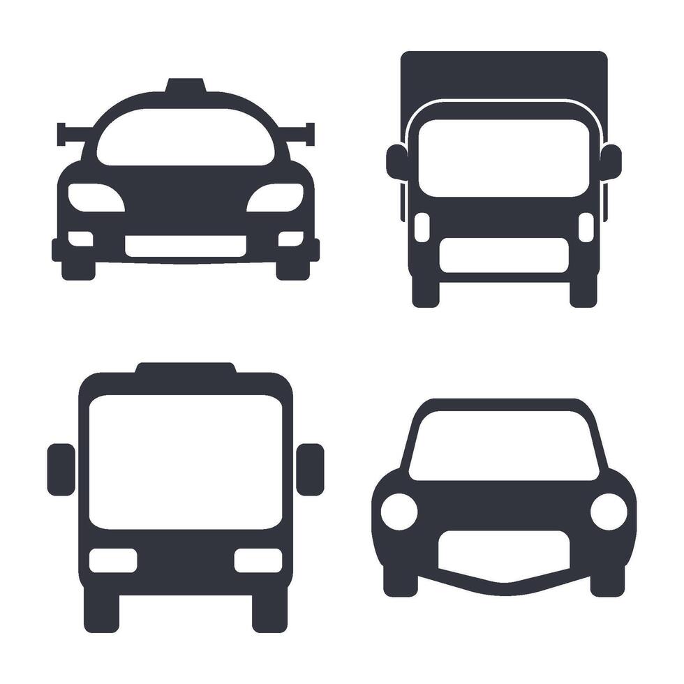 Car Template Icon vector