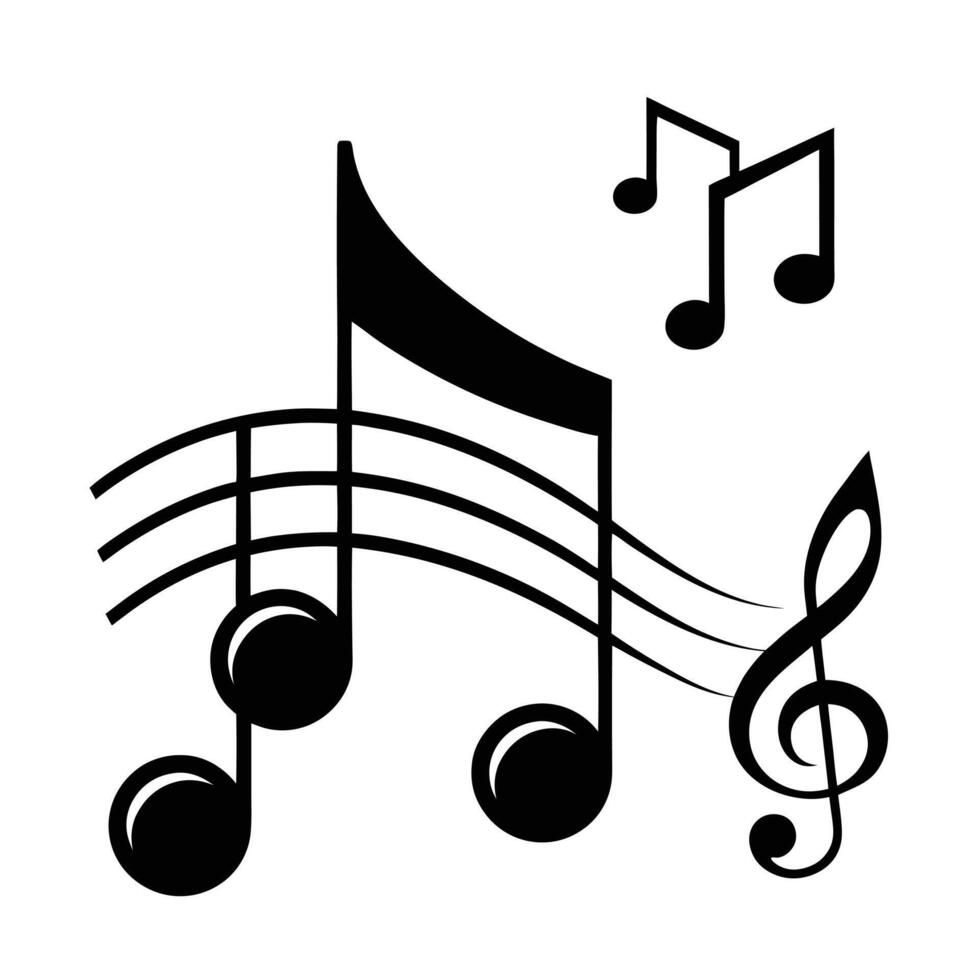 Music Icon Illustration and High-Quality Music Symbols and Icons for Designs vector