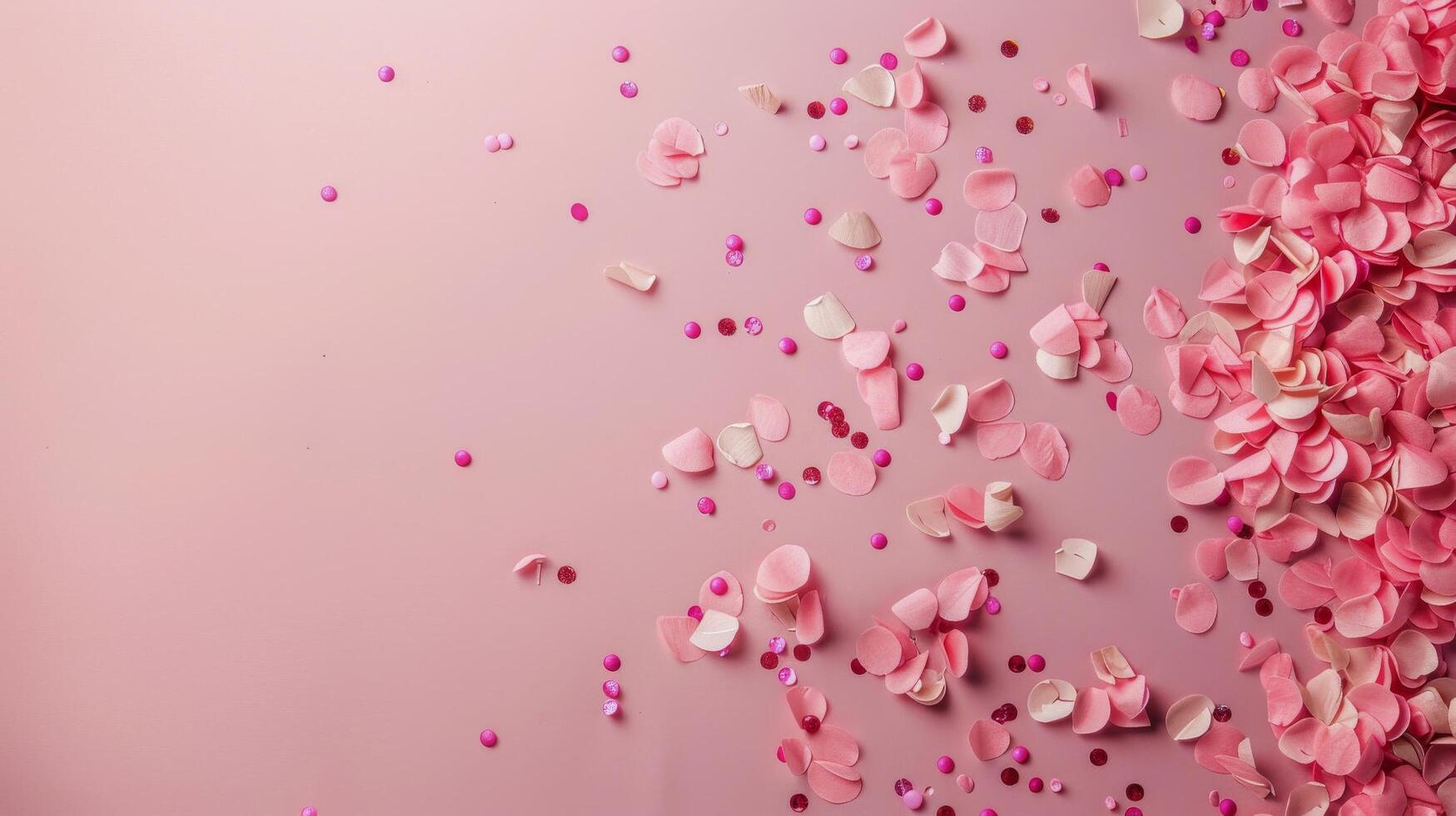 Pink Confetti Background photo