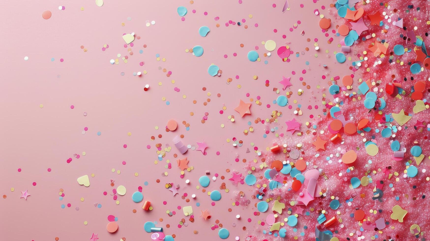 Pink Confetti Background photo