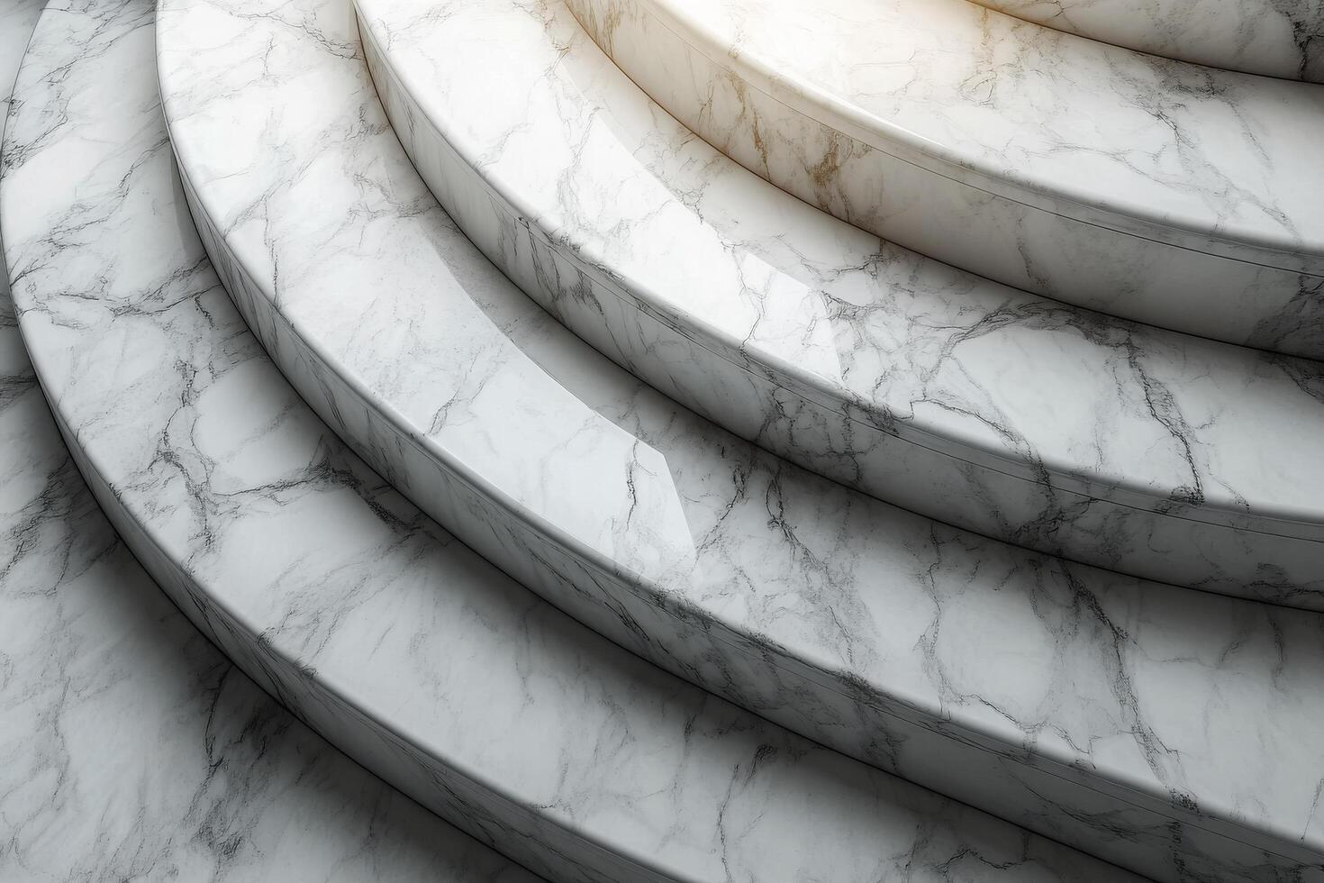 Elegant spiral staircase captured from above in a historic building with intricate design details photo