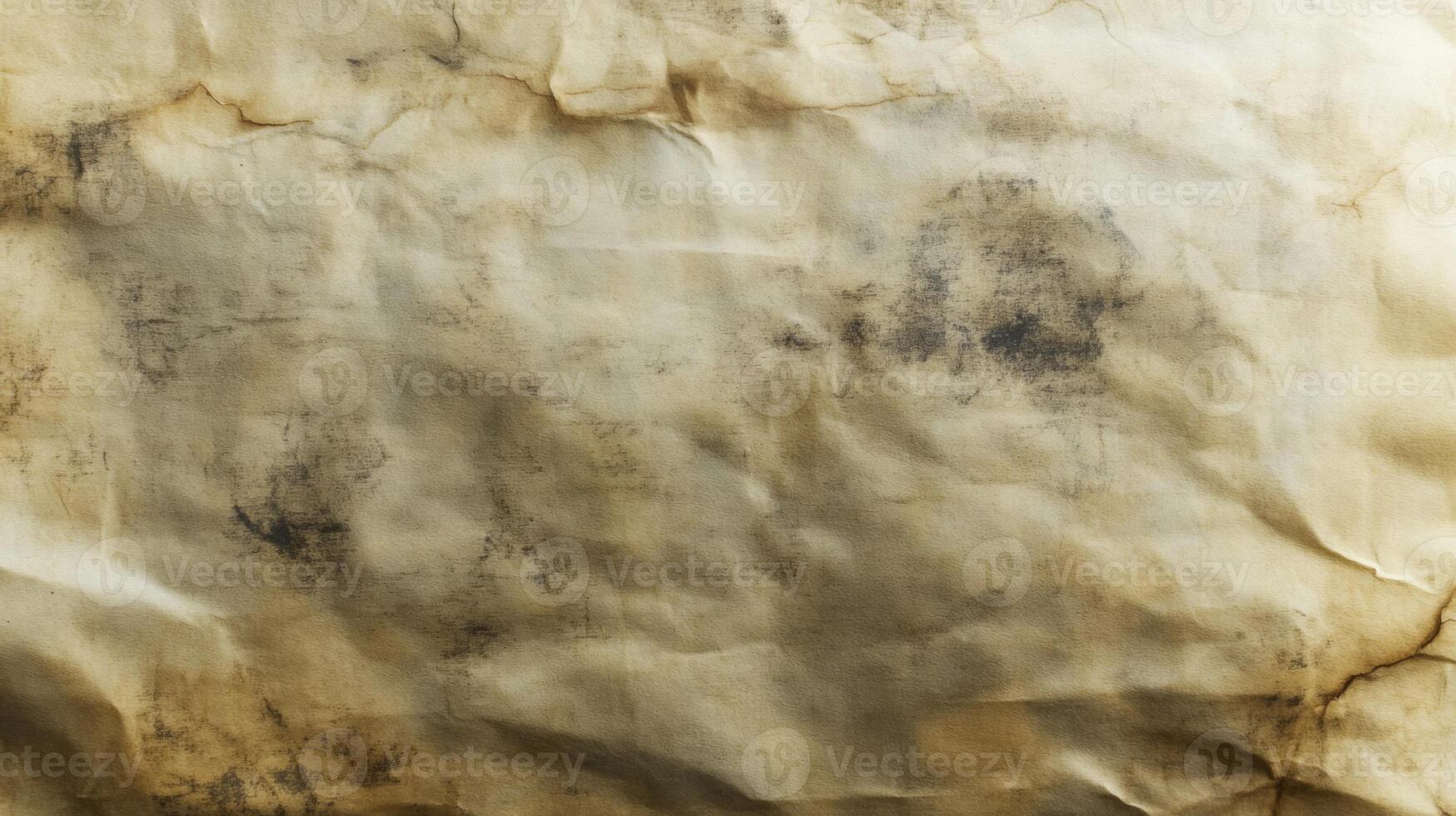 Wrinkled and Stained Paper Texture photo