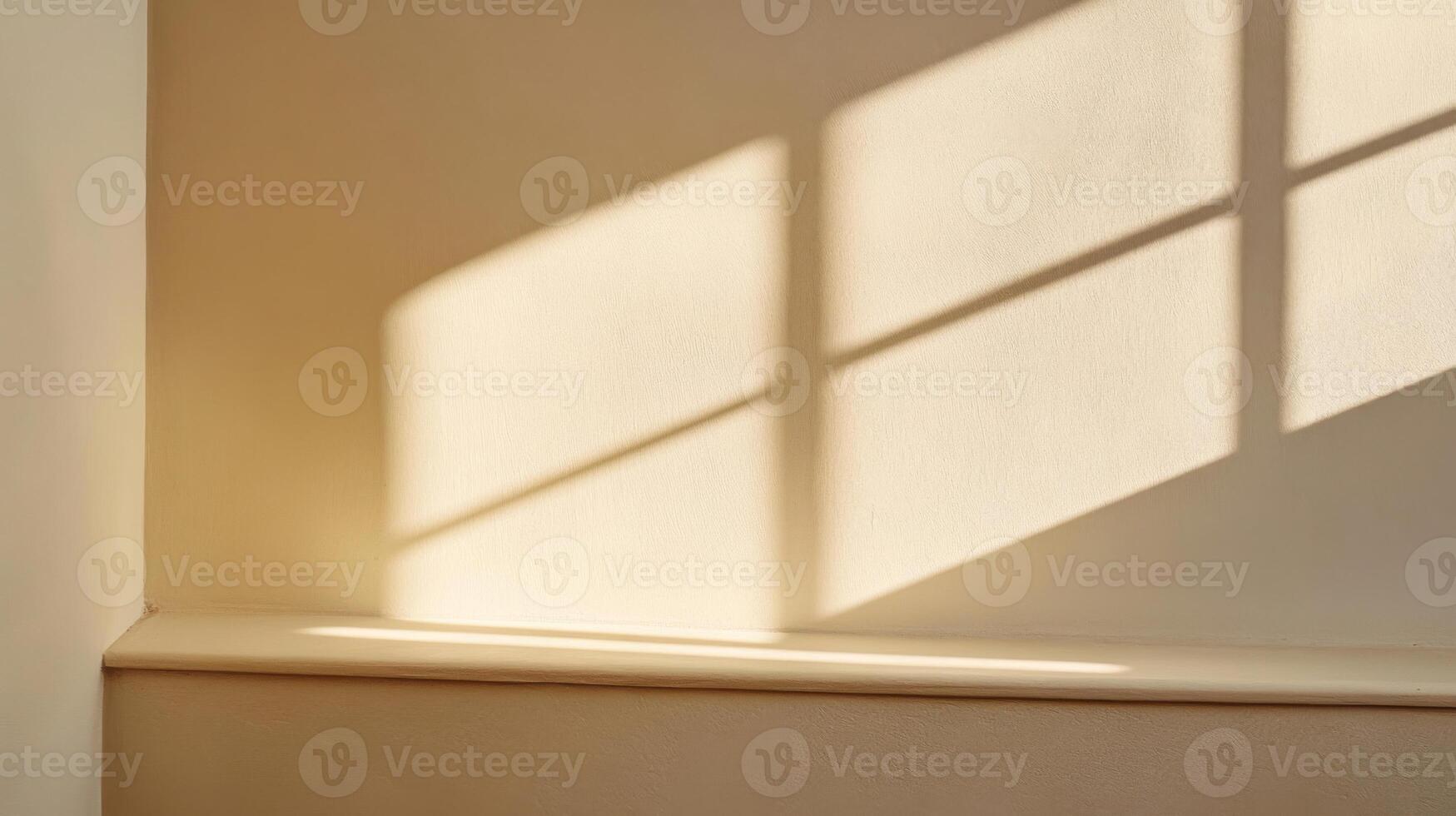 A Window's Shadow Cast on a Wall photo