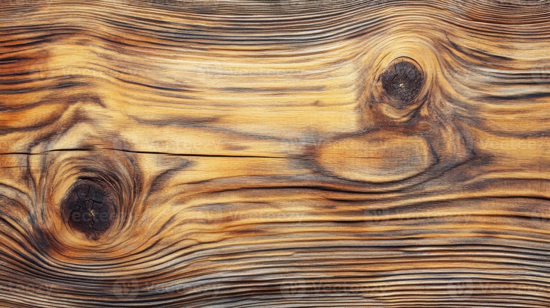Knotty Wood Grain with Two Prominent Knots photo
