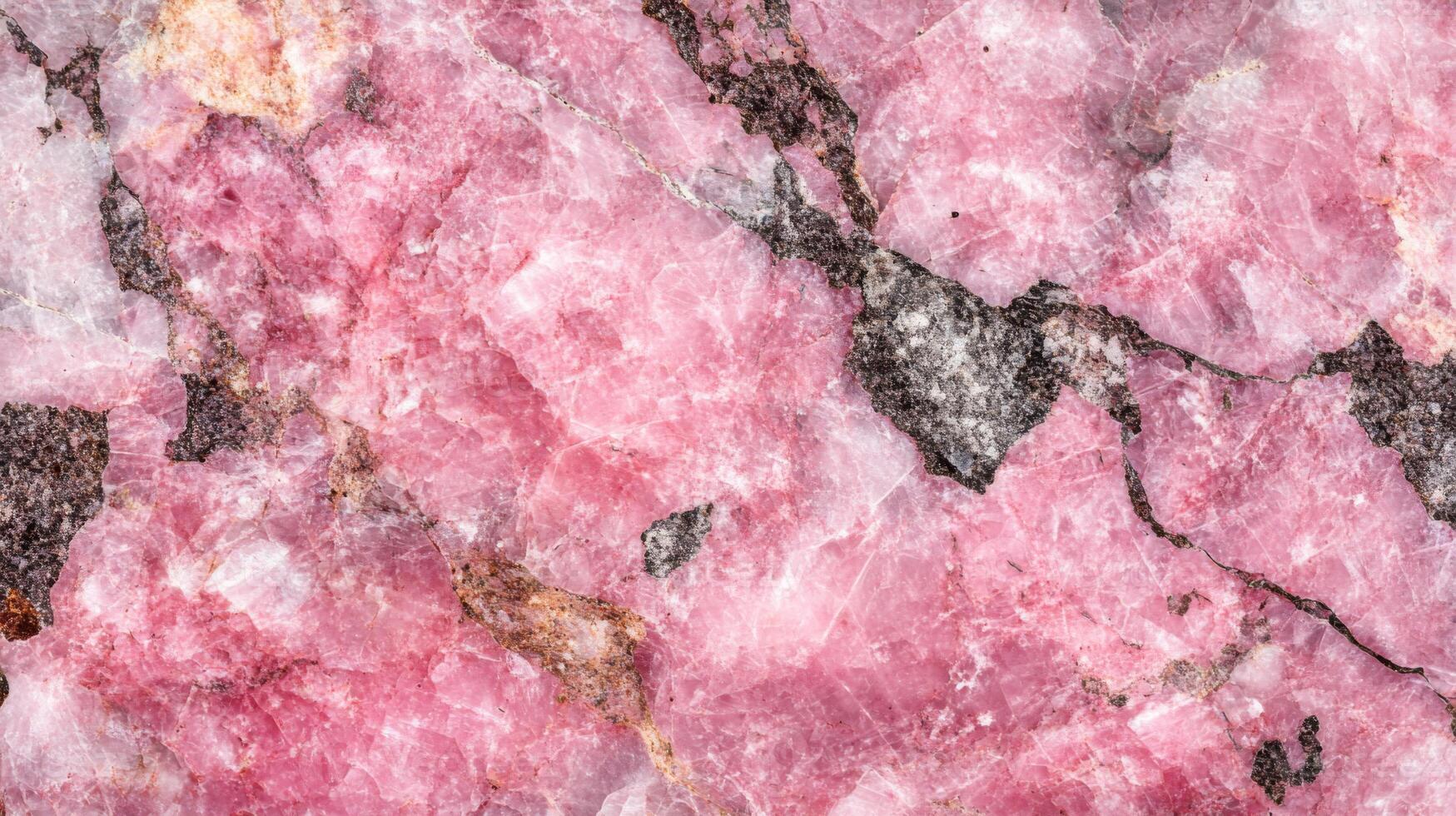 Close-up Texture of Pink and Grey Marble with Veins photo