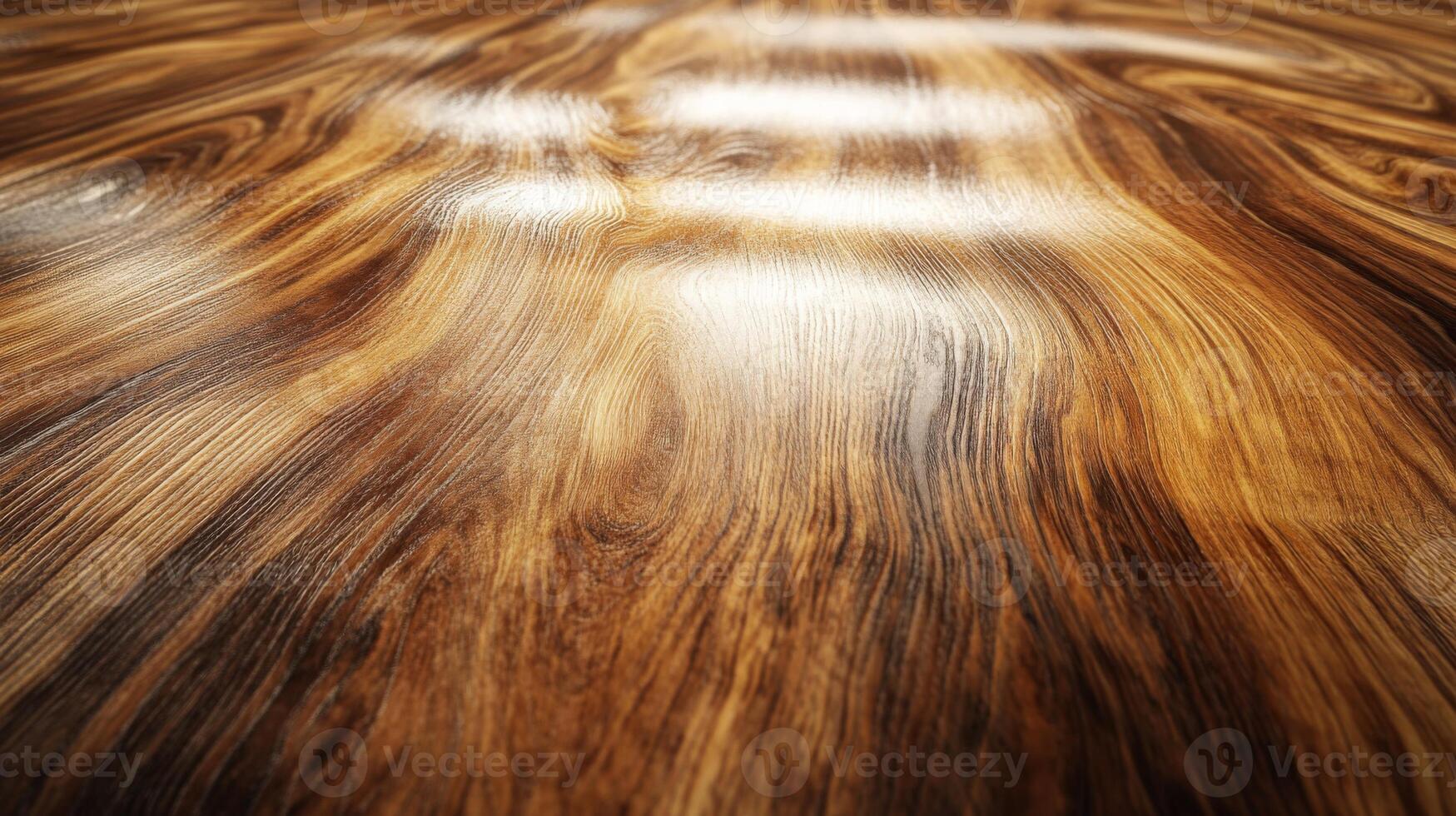 Close-up of Richly Grained Wooden Surface with Subtle Highlights photo