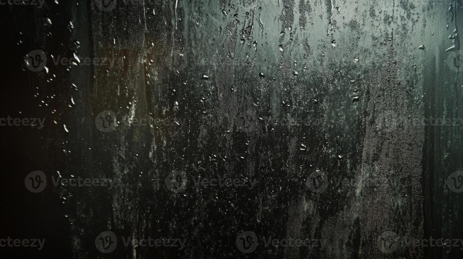 Raindrops on a Wet Windowpane photo