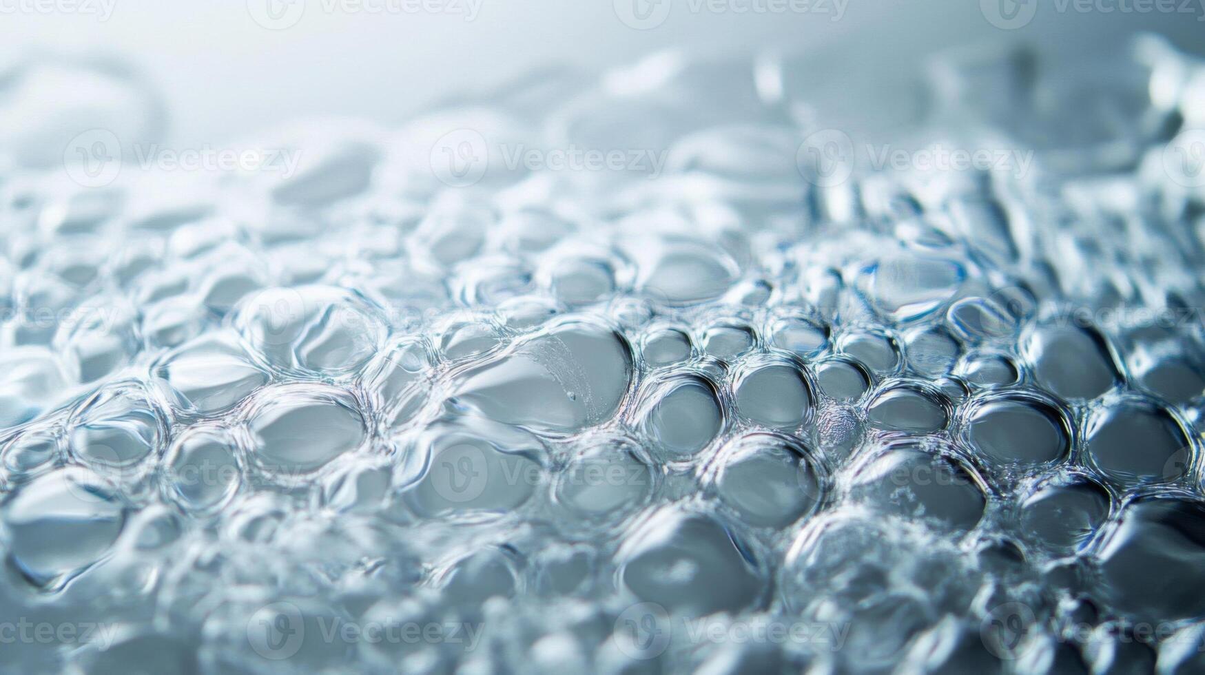 Abstract Close-up of Water Droplets Forming a Pattern photo