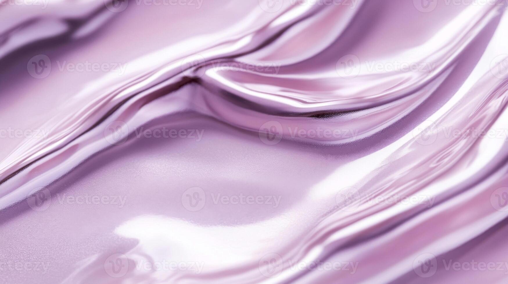 Abstract Close-up of Glossy Lavender Liquid Surface photo