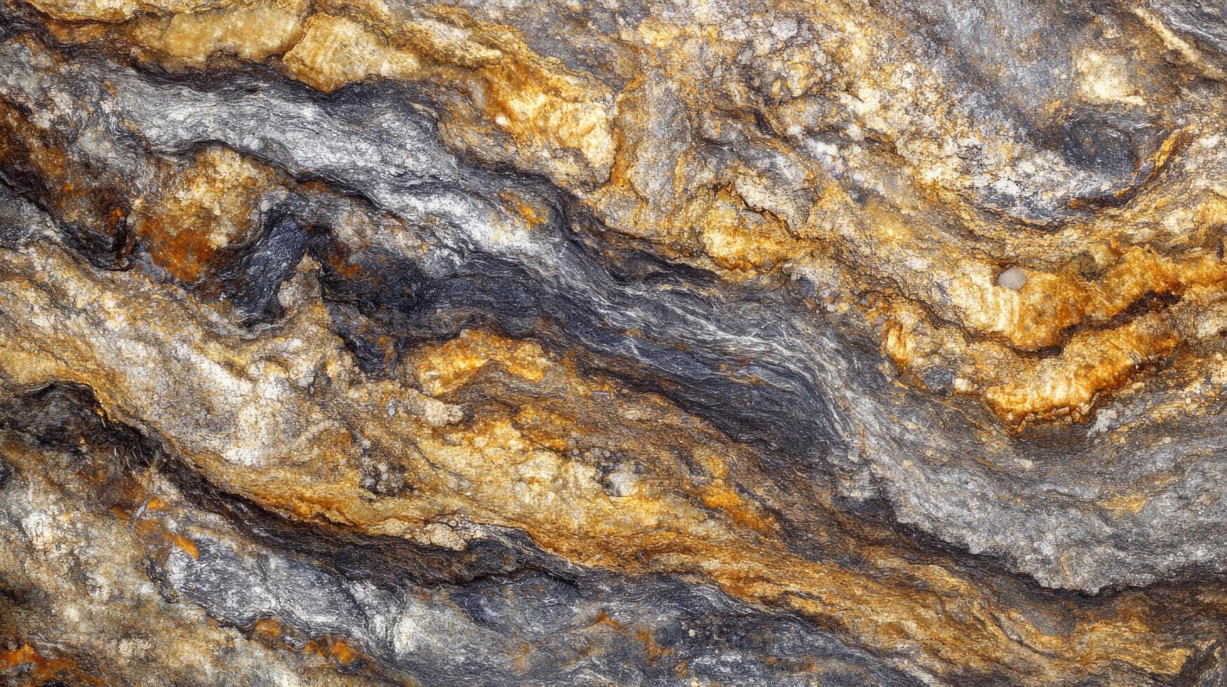 Close-up of a Multicolored Stone with a Swirling Pattern photo