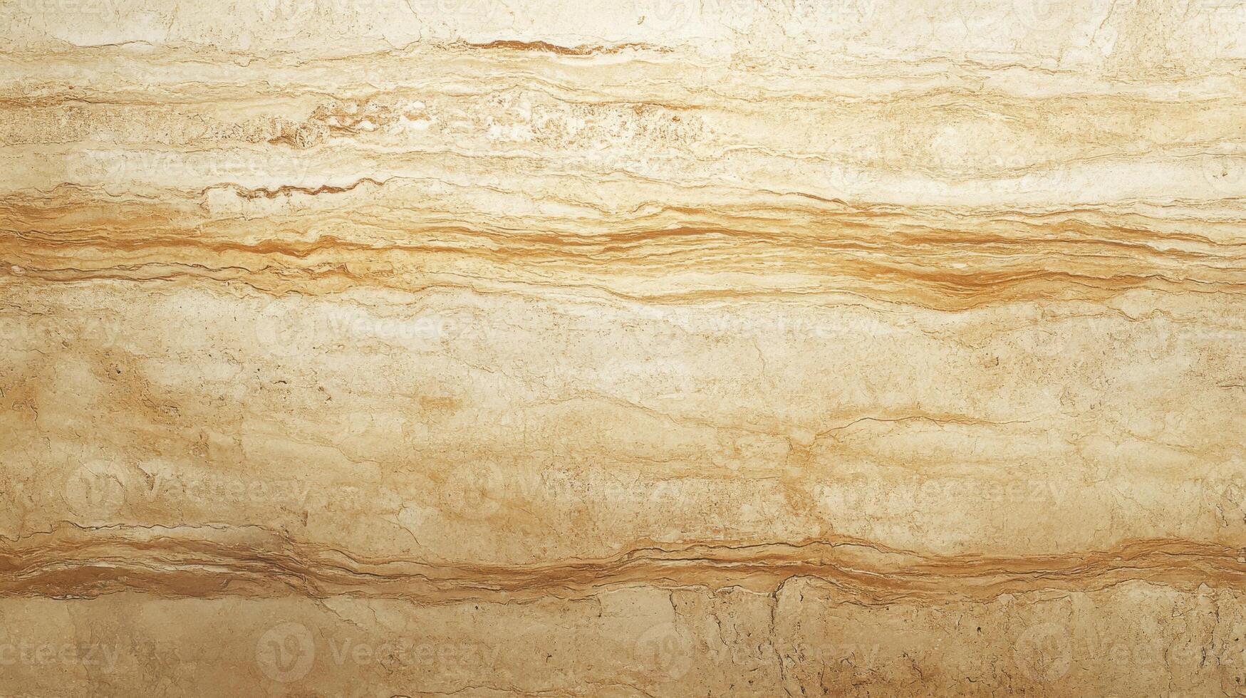 Close-up of a Natural Stone with Horizontal Veining photo
