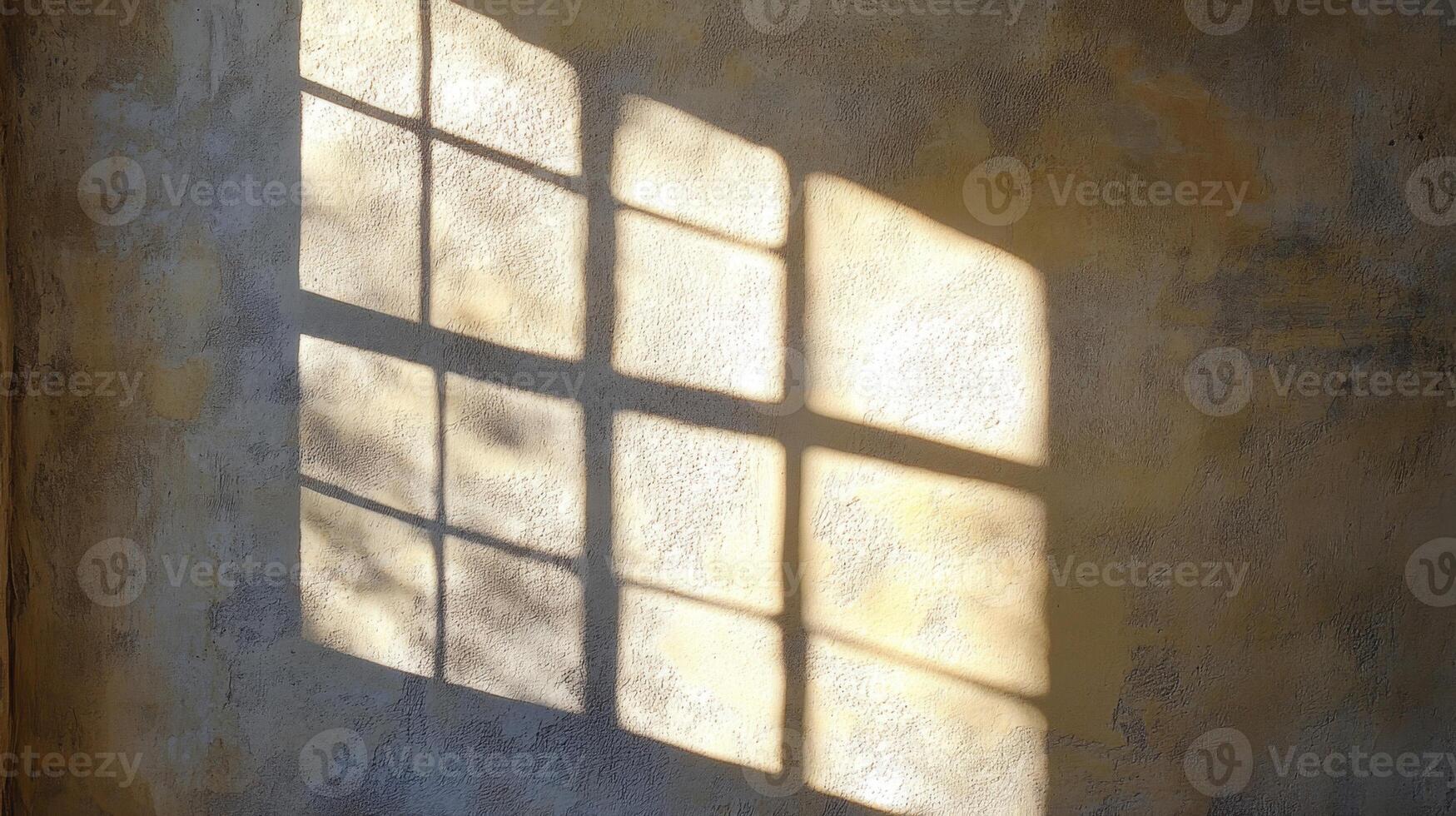 Window Shadow on Rough Textured Wall photo