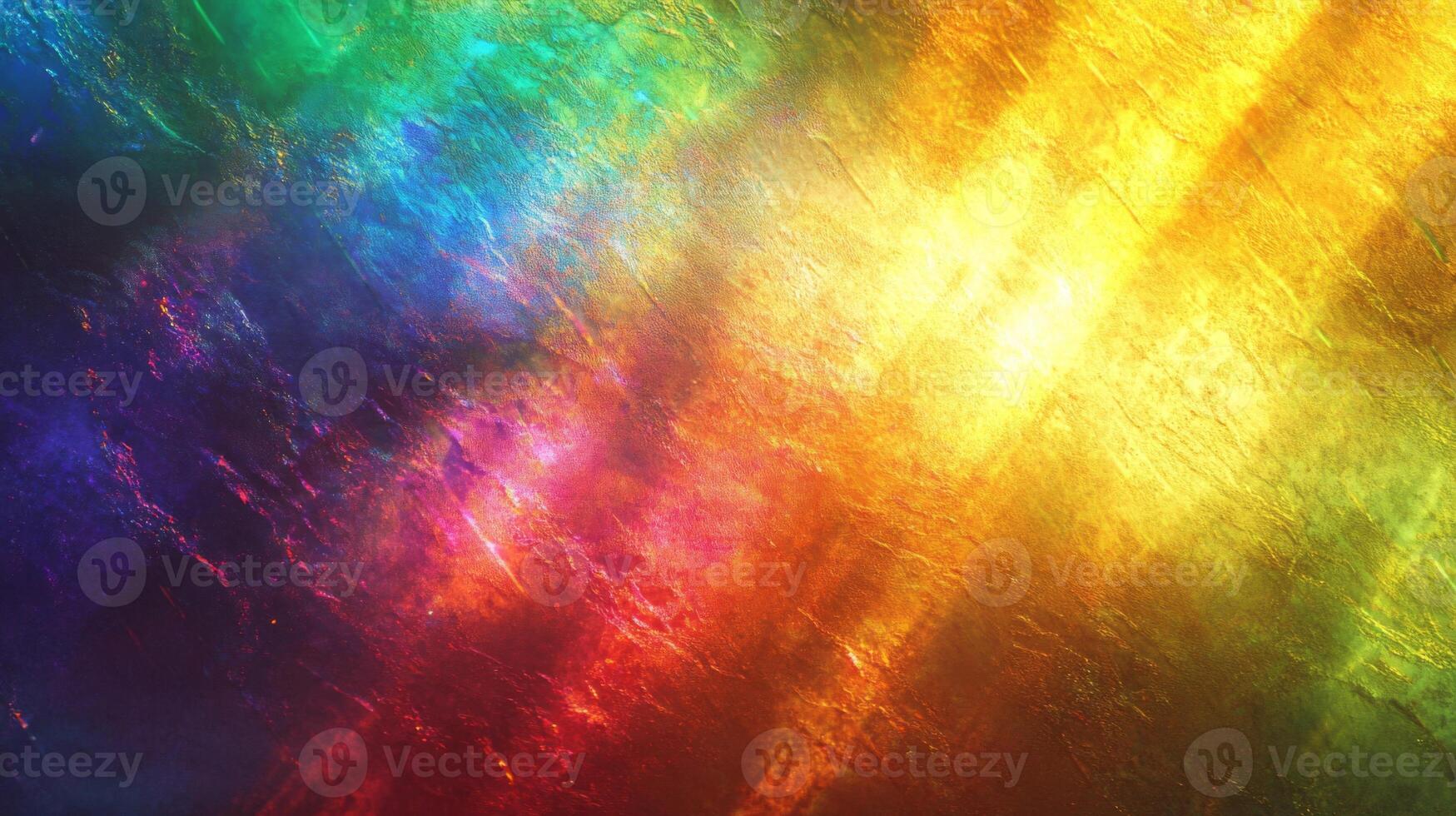 Abstract Rainbow-Colored Texture with Glowing Light photo