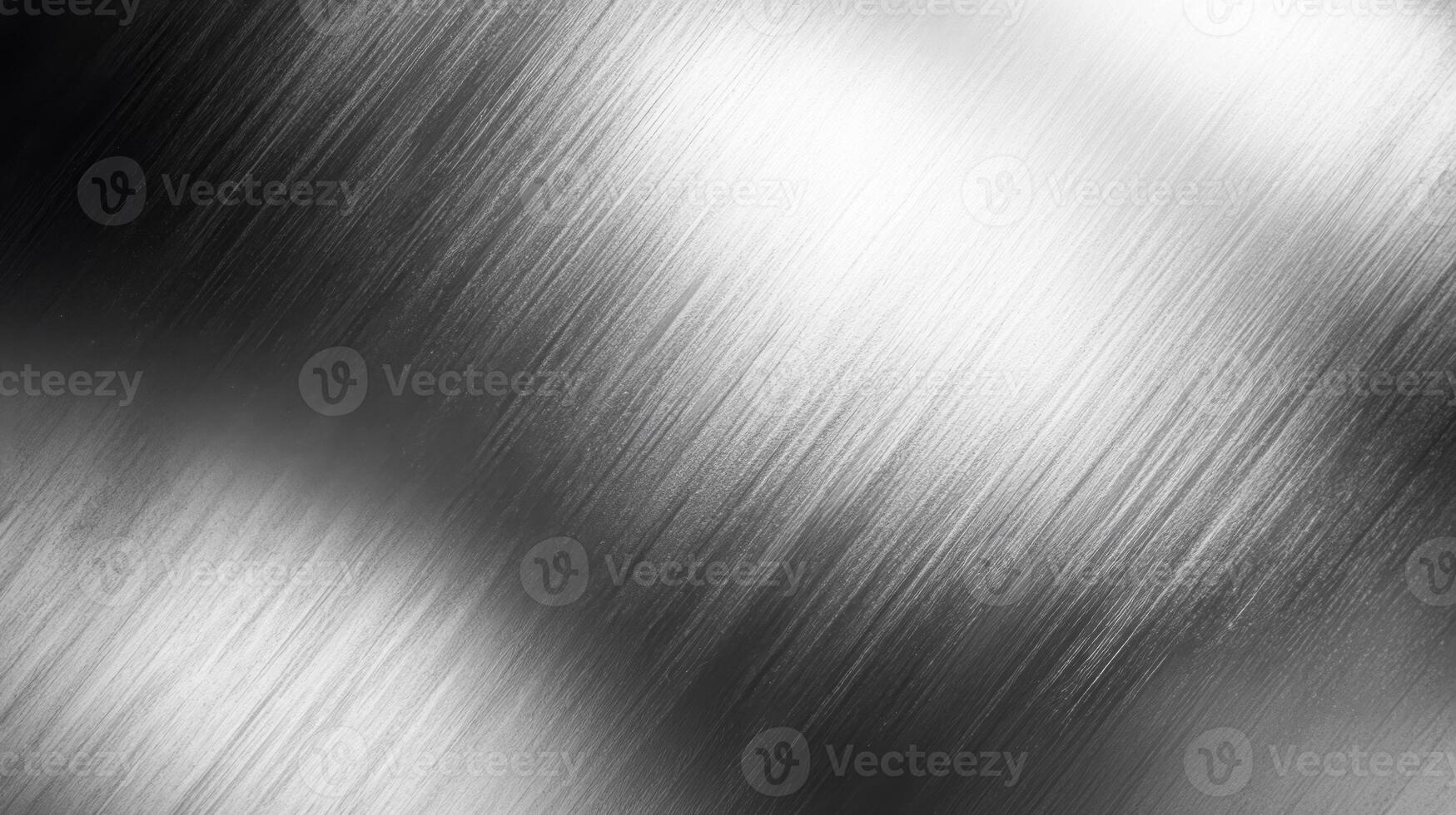 Brushed Metal Surface with Diagonal Lines and Light Reflection photo