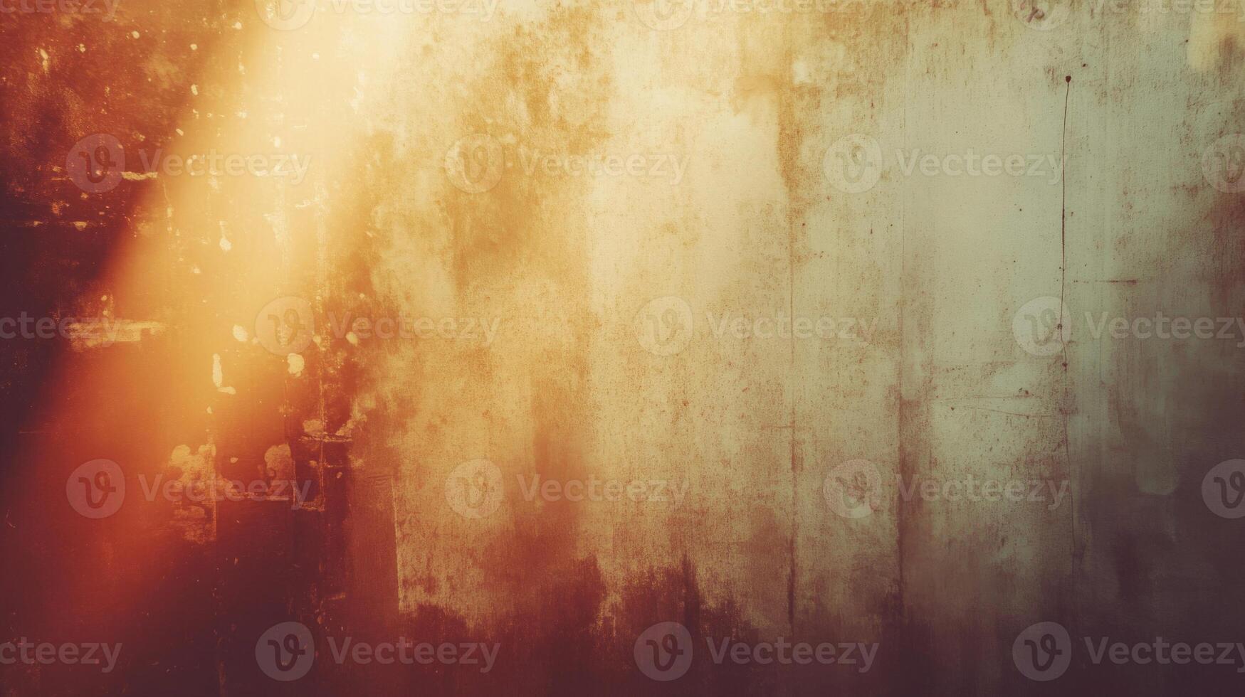 Abstract Grunge Texture with Warm Light and Scratches photo