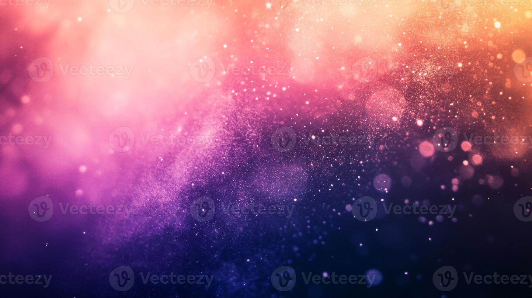 Abstract Background with Pink and Orange Glitter and Bokeh photo