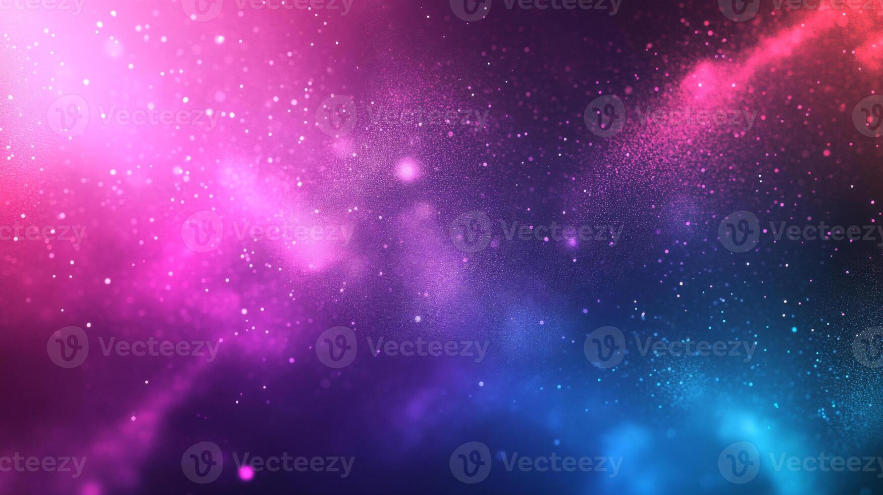 Abstract Background with Pink and Blue Nebulae photo