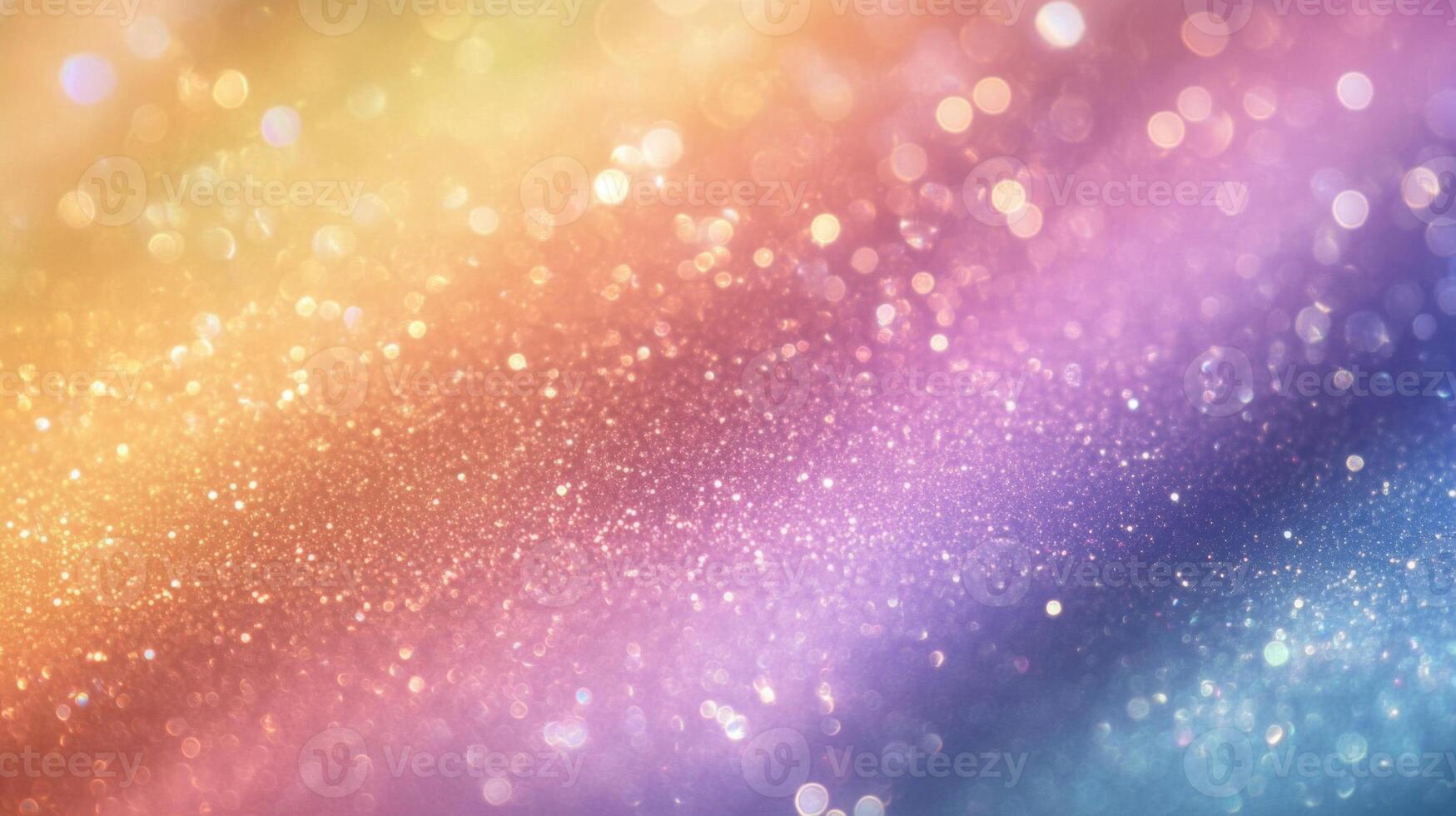 Abstract Colorful Glitter Background with Bokeh Lights photo