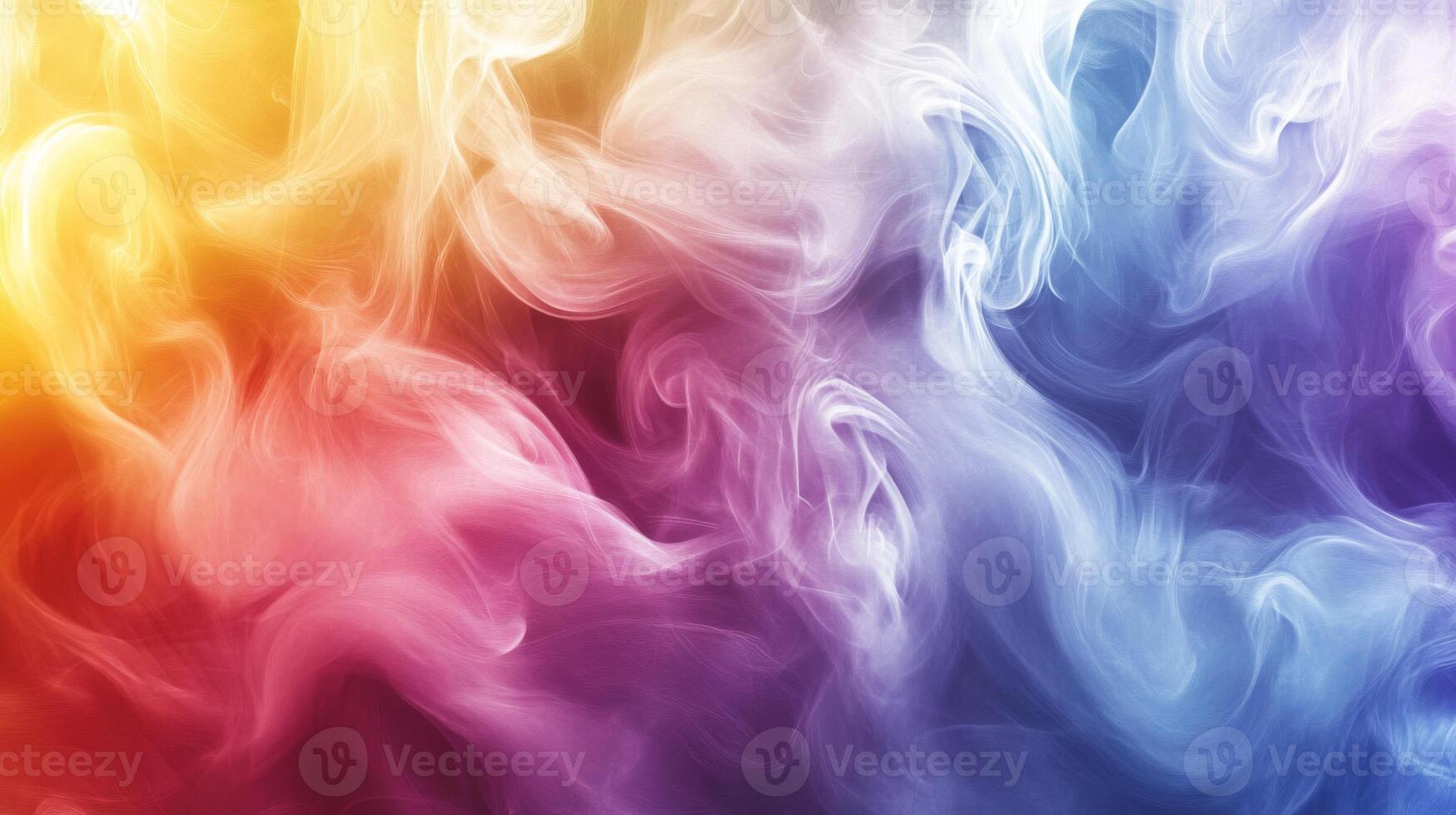Abstract Swirling Smoke with Vibrant Colors photo