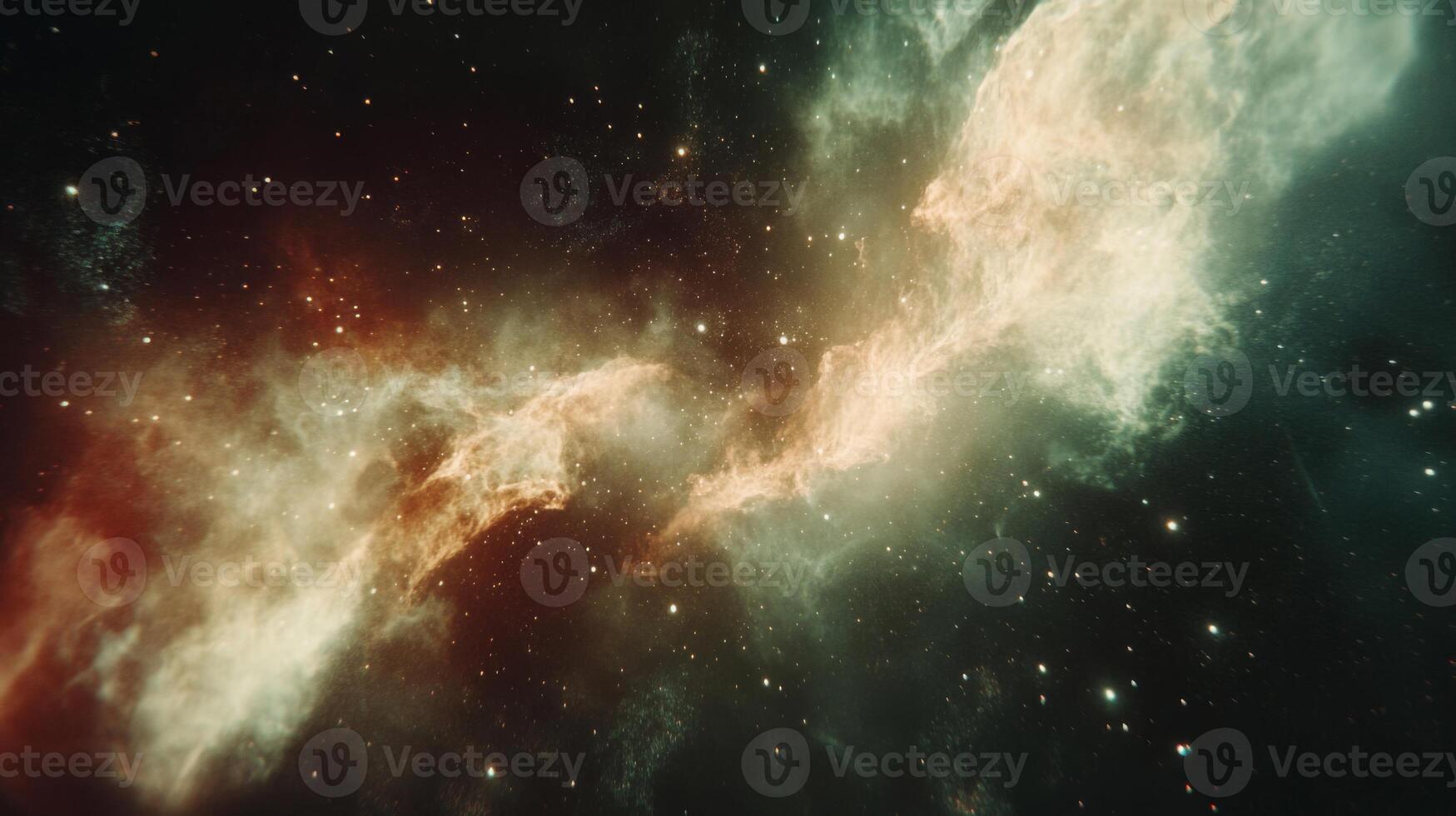 A Celestial Dance of Nebulae and Stars in the Vastness of Space photo