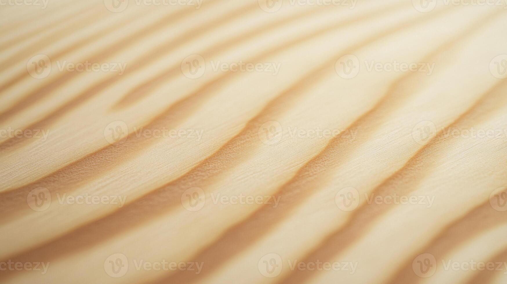 Close-up of Light Brown Wooden Grain with Wavy Pattern photo