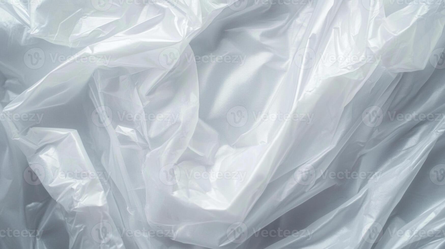 Abstract Wrinkled White Plastic Texture photo